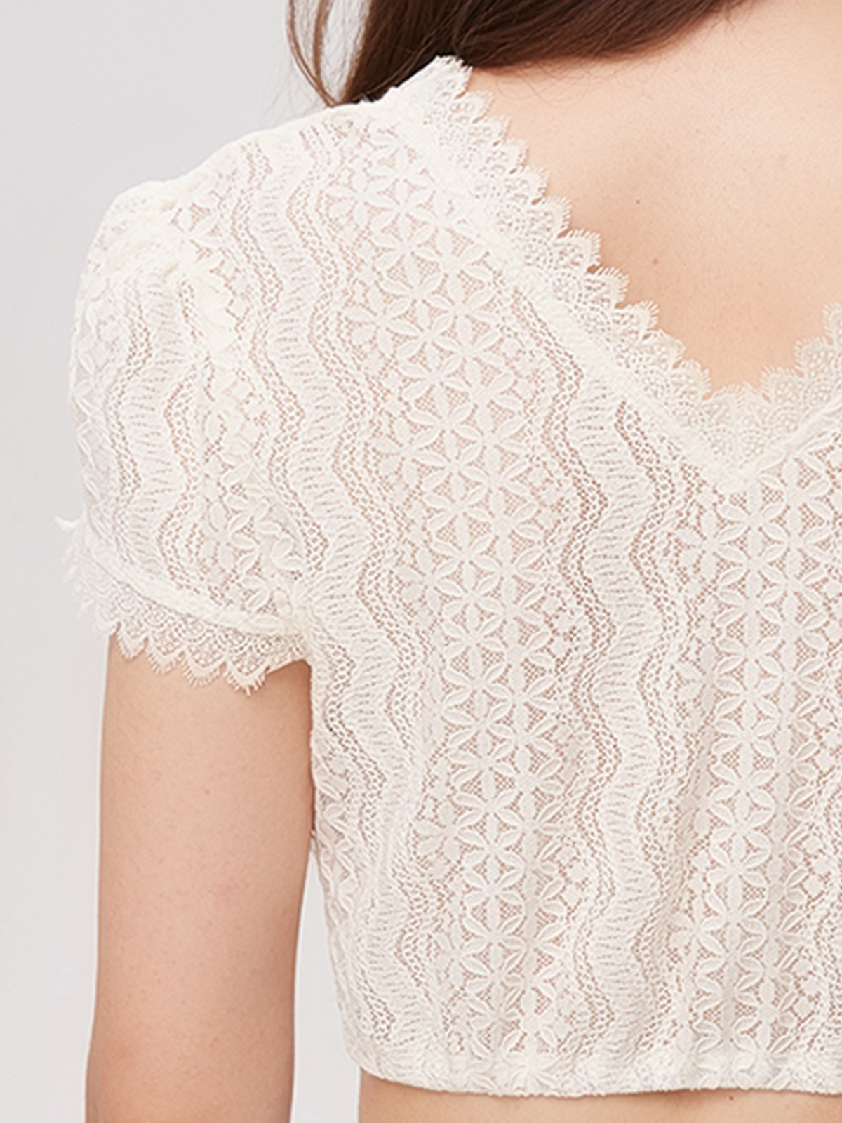 Wildleder Dirndl in Weiß